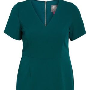 Vince Camuto Scuba Crepe Sheath Dress - Plus Size 18W